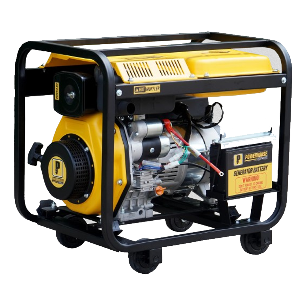 Powerhouse PWH-6000E-DST Diesel Generator 4.0KVA | Powerhouse by KHM Megatools Corp. Powerhouse PWH-6000E-DST Diesel Generator 4.0KVA | Powerhouse by KHM Megatools Corp.